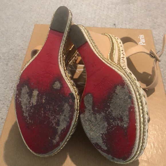 Christian Louboutin Nude Espadrilles - Picture 5 of 8